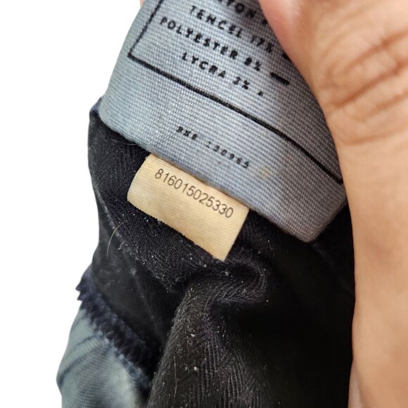 AYR Jeans Womens 27 Blue Skinny Mid Rise Stretch Denim Distressed‎ USA Made - Picture 13 of 14